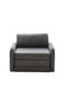 Atelier Del Sofa Nest - Sofá-Cama de 1 Plaza en Terciopelo Gris
